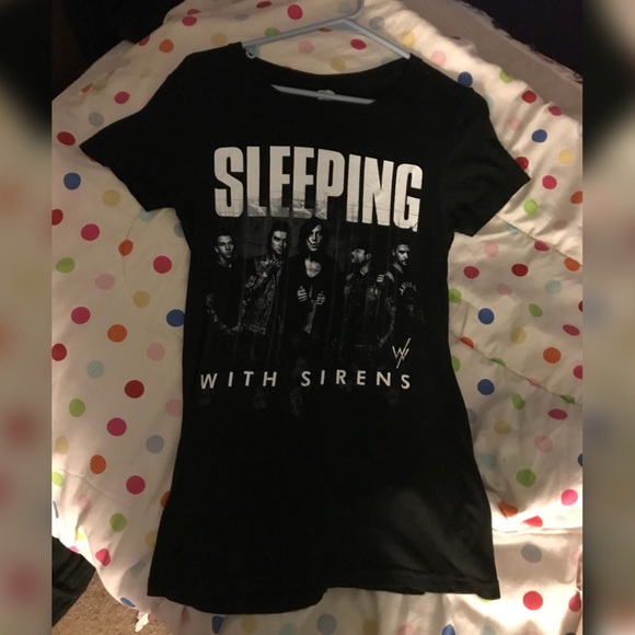 Sleeping With Sirens Sws Band Tee Band 